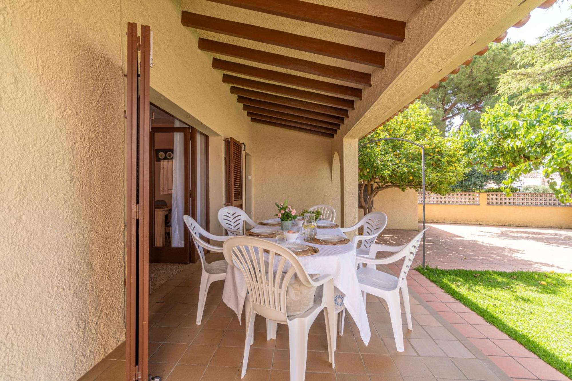 Apart-Rent Casa Con Jardin Pani 0081 Empuriabrava Bagian luar foto